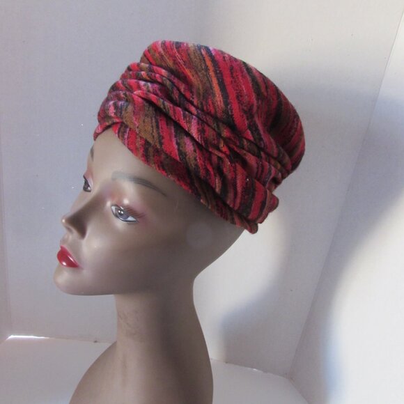 SALE Handsome Vintage Hat in Earth Tones for Fall & Winter - Picture 9 of 11